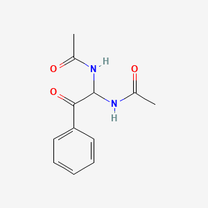 N-[1-(Acetylamino)-2-oxo-2-phenylethyl]acetamide