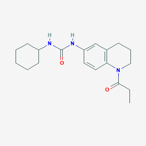 1-Cyclohexyl-3-(1-propionyl-1,2,3,4-tetrahydroquinolin-6-yl)urea