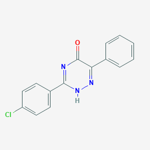 3-(4-chlorophenyl)-6-phenyl-2H-1,2,4-triazin-5-one