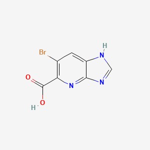 6-Bromo-3H-imidazo[4,5-B]pyridine-5-carboxylic acid