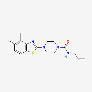 N-allyl-4-(4,5-dimethylbenzo[d]thiazol-2-yl)piperazine-1-carboxamide