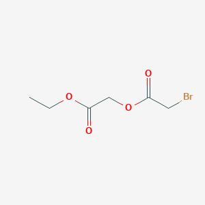 molecular formula C6H9BrO4 B2609209 Acetic acid, bromo-, 2-ethoxy-2-oxoethyl ester CAS No. 208844-52-4