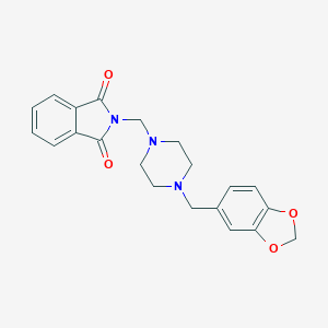 2-{[4-(1,3-benzodioxol-5-ylmethyl)-1-piperazinyl]methyl}-1H-isoindole-1,3(2H)-dione