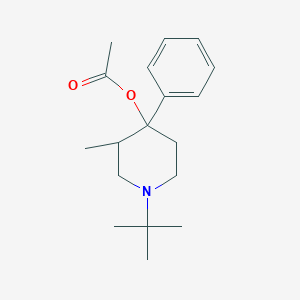 1-Tert-butyl-3-methyl-4-phenyl-4-piperidinyl acetate