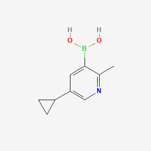 5-Cyclopropyl-2-methylpyridin-3-ylboronic acid
