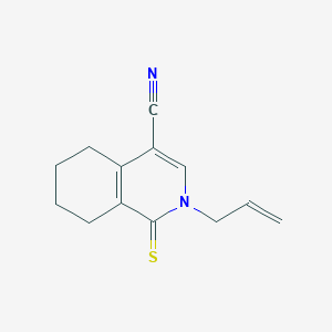 2-Allyl-1-thioxo-1,2,5,6,7,8-hexahydroisoquinoline-4-carbonitrile