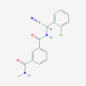 N1-[(2-chlorophenyl)(cyano)methyl]-N3-methylbenzene-1,3-dicarboxamide