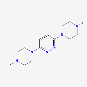 3-(4-methylpiperazin-1-yl)-6-piperazin-1-ylpyridazine