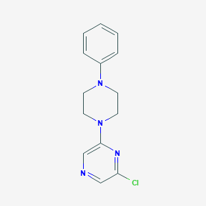 1-(6-Chloro-2-pyrazinyl)-4-phenylpiperazine