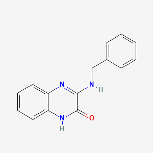 molecular formula C15H13N3O B2609430 3-(benzylamino)quinoxalin-2(1H)-one CAS No. 728026-83-3