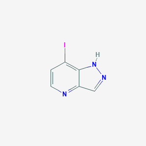 molecular formula C6H4IN3 B2609442 7-iodo-1H-pyrazolo[4,3-b]pyridine CAS No. 1350648-20-2