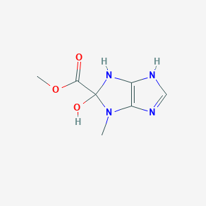 Methyl 5-hydroxy-4-methyl-1,6-dihydroimidazo[4,5-d]imidazole-5-carboxylate