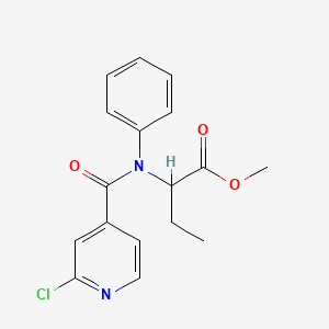 methyl 2-[1-(2-chloropyridin-4-yl)-N-phenylformamido]butanoate