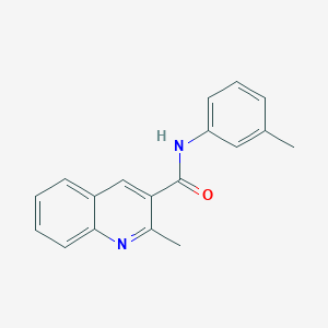 2-methyl-N-(3-methylphenyl)-3-quinolinecarboxamide