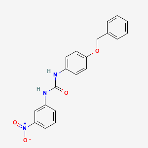 1-(3-Nitrophenyl)-3-(4-phenylmethoxyphenyl)urea