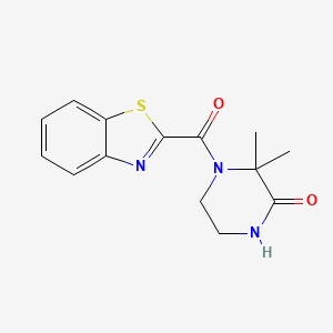 4-(Benzo[d]thiazole-2-carbonyl)-3,3-dimethylpiperazin-2-one