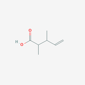 molecular formula C7H12O2 B2609572 2,3-Dimethylpent-4-enoic acid CAS No. 59793-05-4