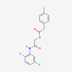 2-[(2,5-Difluorophenyl)amino]-2-oxoethyl (4-methylphenyl)acetate