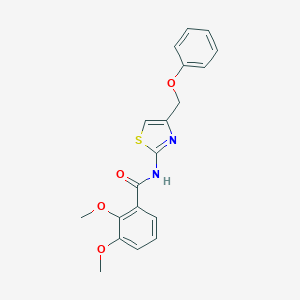 2,3-dimethoxy-N-[4-(phenoxymethyl)-1,3-thiazol-2-yl]benzamide