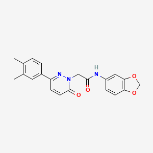 N-(1,3-benzodioxol-5-yl)-2-[3-(3,4-dimethylphenyl)-6-oxopyridazin-1-yl]acetamide