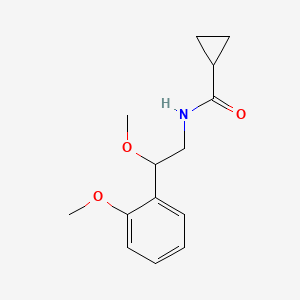 N-(2-methoxy-2-(2-methoxyphenyl)ethyl)cyclopropanecarboxamide