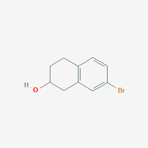 molecular formula C10H11BrO B2609623 7-Bromo-1,2,3,4-tetrahydronaphthalen-2-ol CAS No. 1780552-87-5