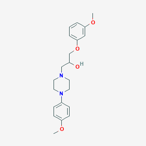 1-(3-Methoxyphenoxy)-3-[4-(4-methoxyphenyl)-1-piperazinyl]-2-propanol