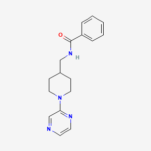 N-((1-(pyrazin-2-yl)piperidin-4-yl)methyl)benzamide
