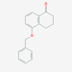 molecular formula C17H16O2 B2609677 5-Benzyloxy-1-tetralone CAS No. 90401-60-8