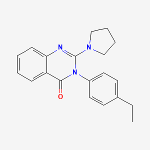 3-(4-Ethylphenyl)-2-pyrrolidin-1-ylquinazolin-4-one