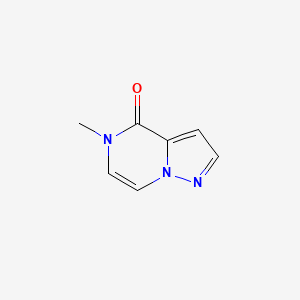 molecular formula C7H7N3O B2609696 5-Methylpyrazolo[1,5-a]pyrazin-4-one CAS No. 1454587-95-1