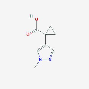 1-(1-Methyl-1H-pyrazol-4-yl)cyclopropanecarboxylic acid