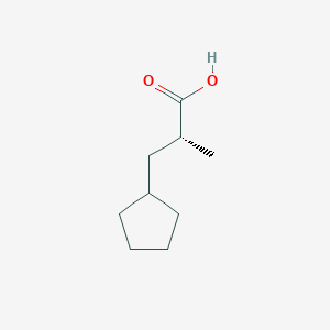 (2R)-3-Cyclopentyl-2-methylpropanoic acid