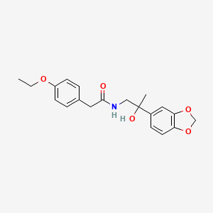 N-(2-(benzo[d][1,3]dioxol-5-yl)-2-hydroxypropyl)-2-(4-ethoxyphenyl)acetamide