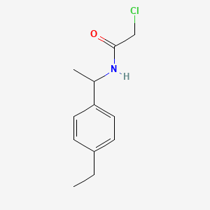 2-chloro-N-[1-(4-ethylphenyl)ethyl]acetamide