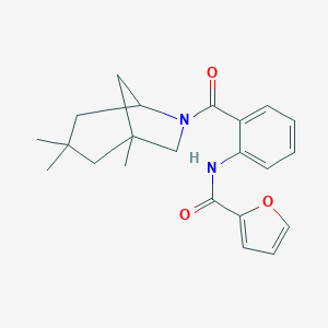 N~2~-{2-[(1,3,3-TRIMETHYL-6-AZABICYCLO[3.2.1]OCT-6-YL)CARBONYL]PHENYL}-2-FURAMIDE