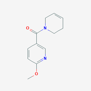 molecular formula C12H14N2O2 B2609790 3,6-Dihydro-2H-pyridin-1-yl-(6-methoxypyridin-3-yl)methanone CAS No. 2320444-72-0