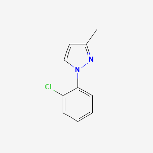 molecular formula C10H9ClN2 B2609808 1-(2-氯苯基)-3-甲基-1H-吡唑 CAS No. 1613303-64-2