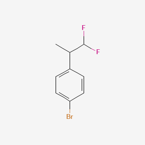 molecular formula C9H9BrF2 B2609818 1-Bromo-4-(1,1-difluoropropan-2-yl)benzene CAS No. 1955548-42-1