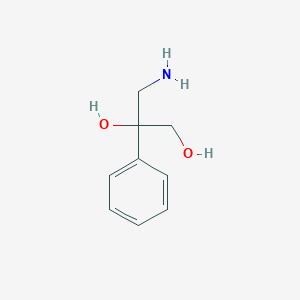 molecular formula C9H13NO2 B2609824 3-Amino-2-phenylpropane-1,2-diol CAS No. 120035-07-6
