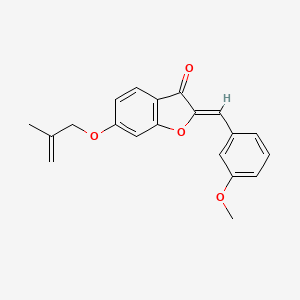 (Z)-2-(3-methoxybenzylidene)-6-((2-methylallyl)oxy)benzofuran-3(2H)-one