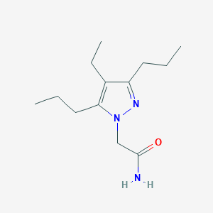 2-(4-ethyl-3,5-dipropyl-1H-pyrazol-1-yl)acetamide