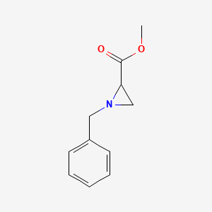 molecular formula C11H13NO2 B2609841 1-苄基氮杂环丙烷-2-甲酸甲酯 CAS No. 21384-53-2