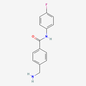 4-(Aminomethyl)-N-(4-fluorophenyl)benzamide