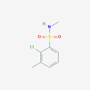 molecular formula C8H10ClNO2S B2609852 2-Chloro-N,3-dimethylbenzene-1-sulfonamide CAS No. 1871014-10-6