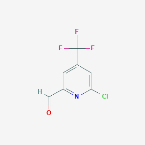 6-Chloro-4-(trifluoromethyl)pyridine-2-carbaldehyde