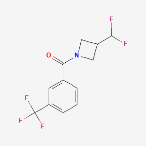 (3-(Difluoromethyl)azetidin-1-yl)(3-(trifluoromethyl)phenyl)methanone