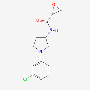 N-[1-(3-Chlorophenyl)pyrrolidin-3-yl]oxirane-2-carboxamide