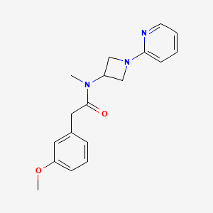 2-(3-Methoxyphenyl)-N-methyl-N-(1-pyridin-2-ylazetidin-3-yl)acetamide