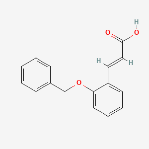 (2E)-3-[2-(benzyloxy)phenyl]prop-2-enoic acid